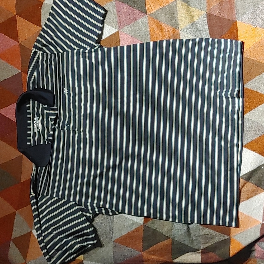 PGA Authentic Performance Polo Shirt Sz Med